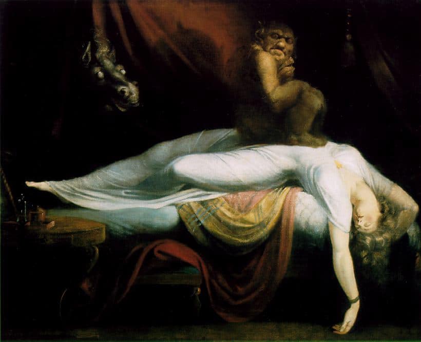 The Nightmare is a 1781 oil painting by Swiss artist Henry Fuseli, used 
by Freud for the book cover of “Interpretation of dreams” 2nd edition
