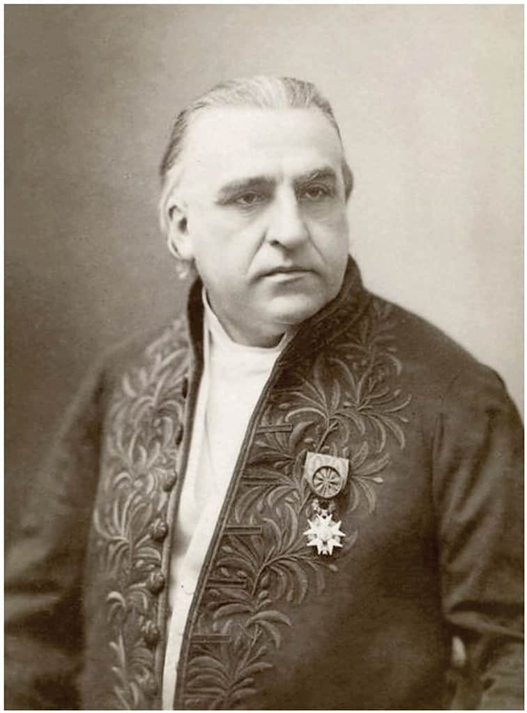 Charcot Salpetriere. The black and white portrait picture of Jean-Martin Charcot (1835-1893)